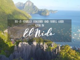 diy itinerary el nido