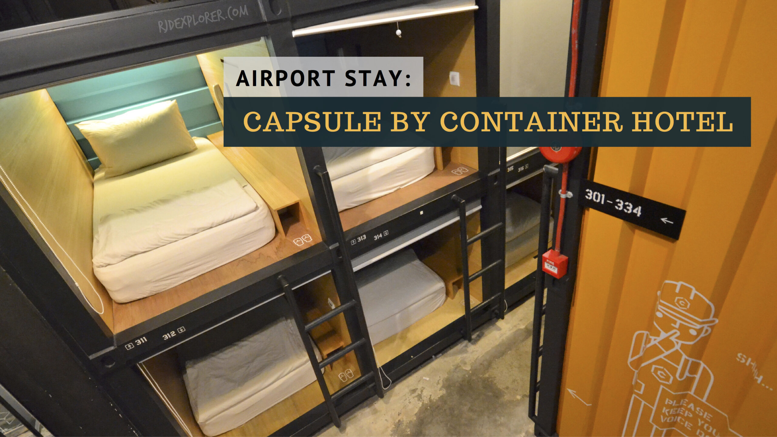 KUALA LUMPUR | CAPSULE by Container Hotel at KLIA2