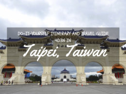 taipei taiwan itinerary