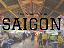 fun things to do in Saigon