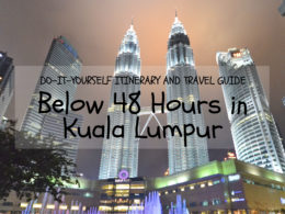 kuala lumpur itinerary