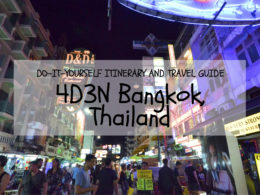 bangkok itinerary