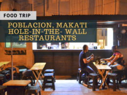 poblacion makati hole-in-the-wall restaurants