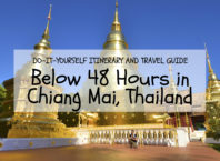 chiang mai itinerary thailand