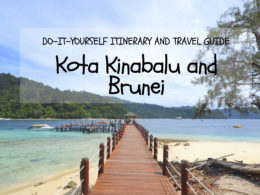 kota kinabalu brunei itinerary