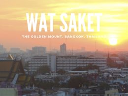 wat saket bangkok thailand