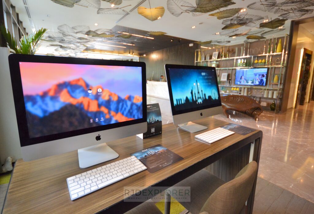 citadines millennium ortigas mac desktop on lobby