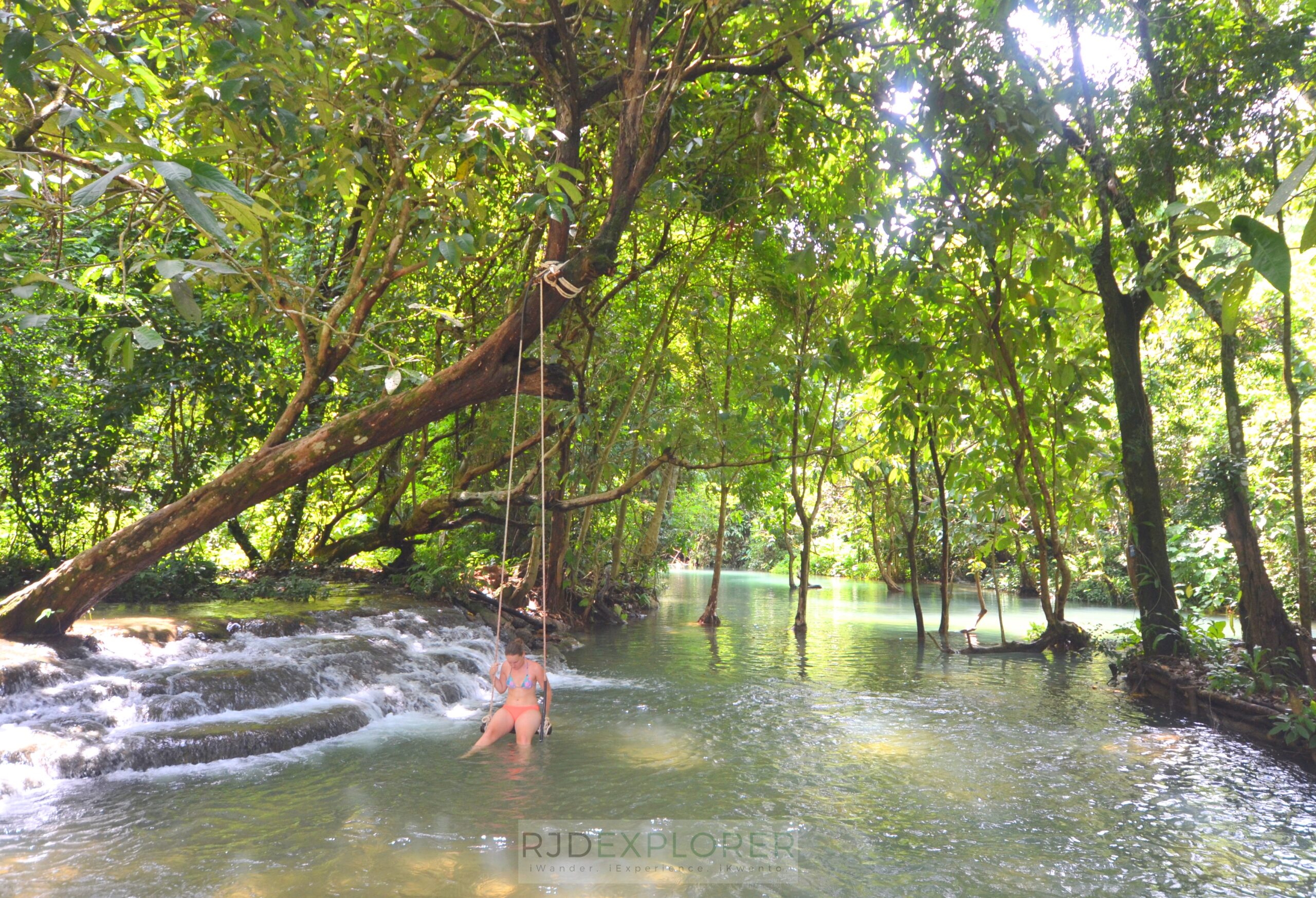 laos itinerary diy kuang si waterfalls