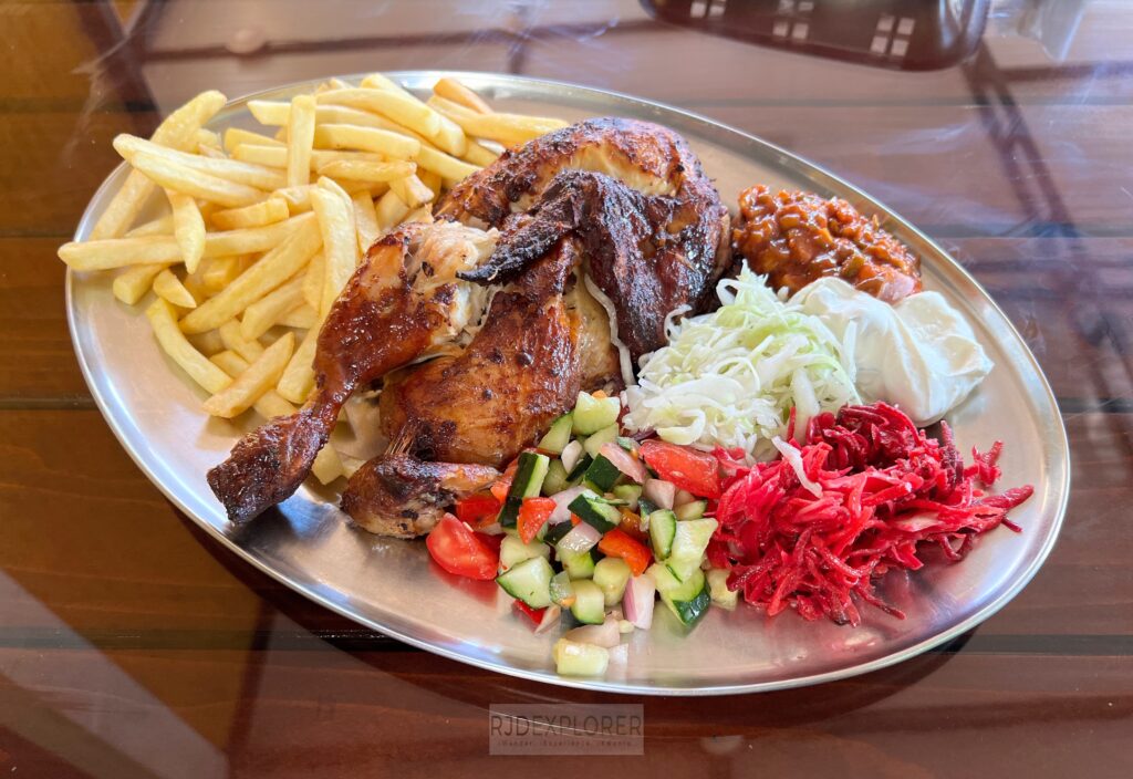 house of tanjga roasted chicken platter