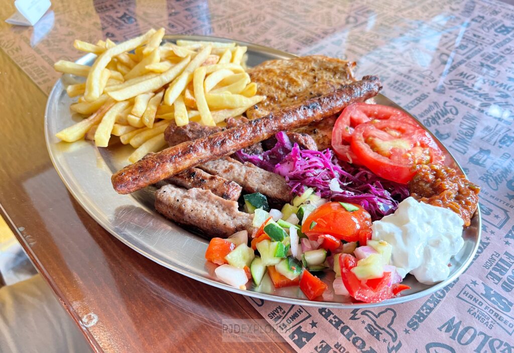 house of tanjga sausage platter