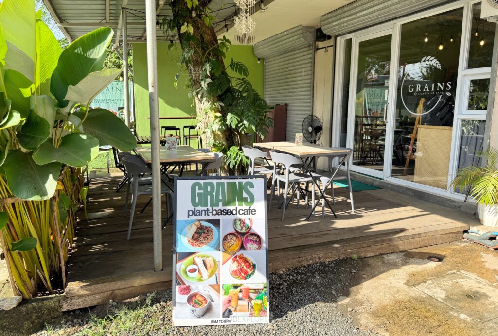 vegan food Puerto Princesa Grains Cafe palawan