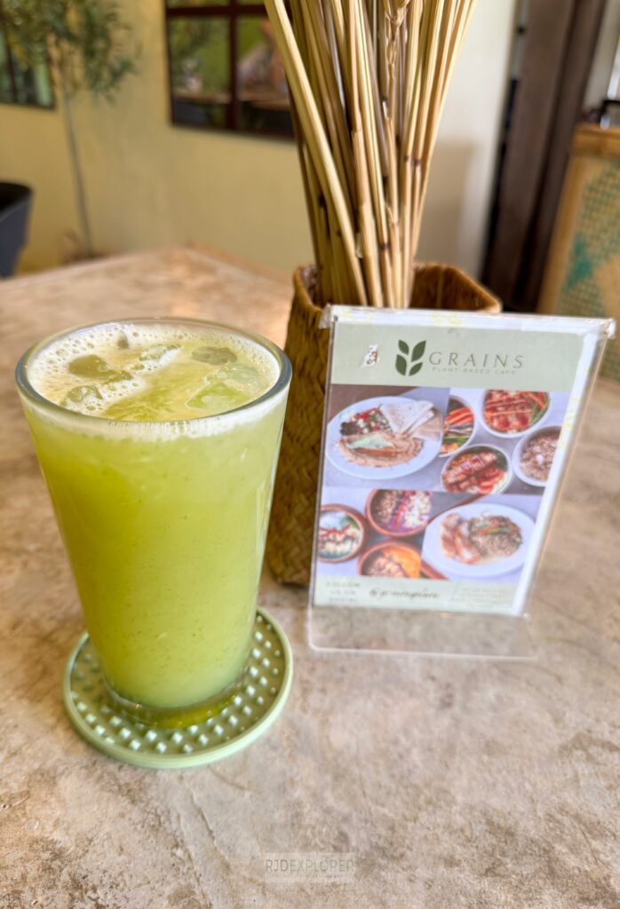 grains cafe palawan detox drink