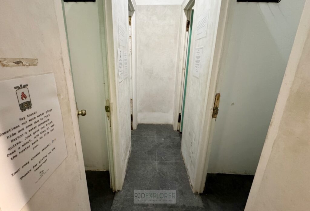 my green hostel bathroom