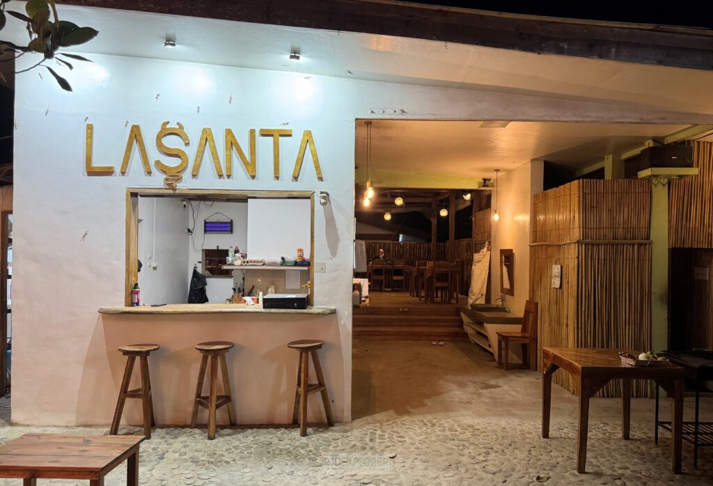 la santa Where to Eat in Port Barton