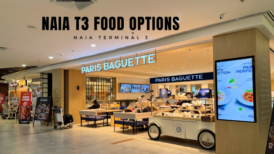 NAIA Terminal 3 food options