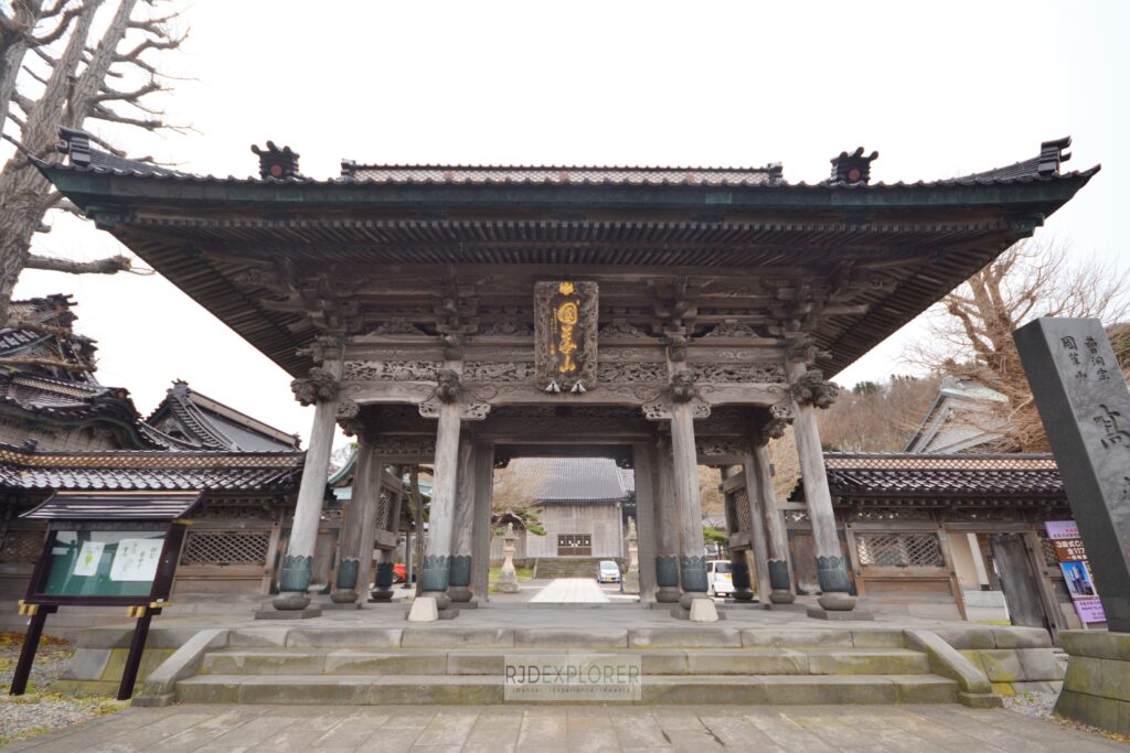 Kōryū-ji Temple gate hakodate hokkaido japan