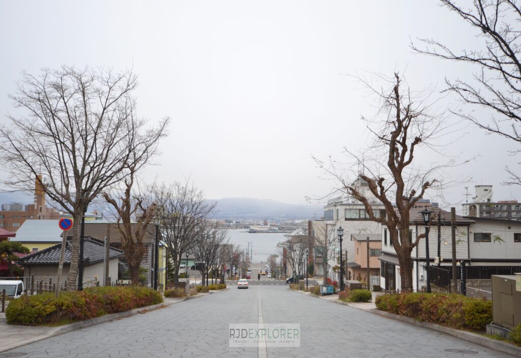 Hachiman Zaka Slope hakodate hokkaido japan