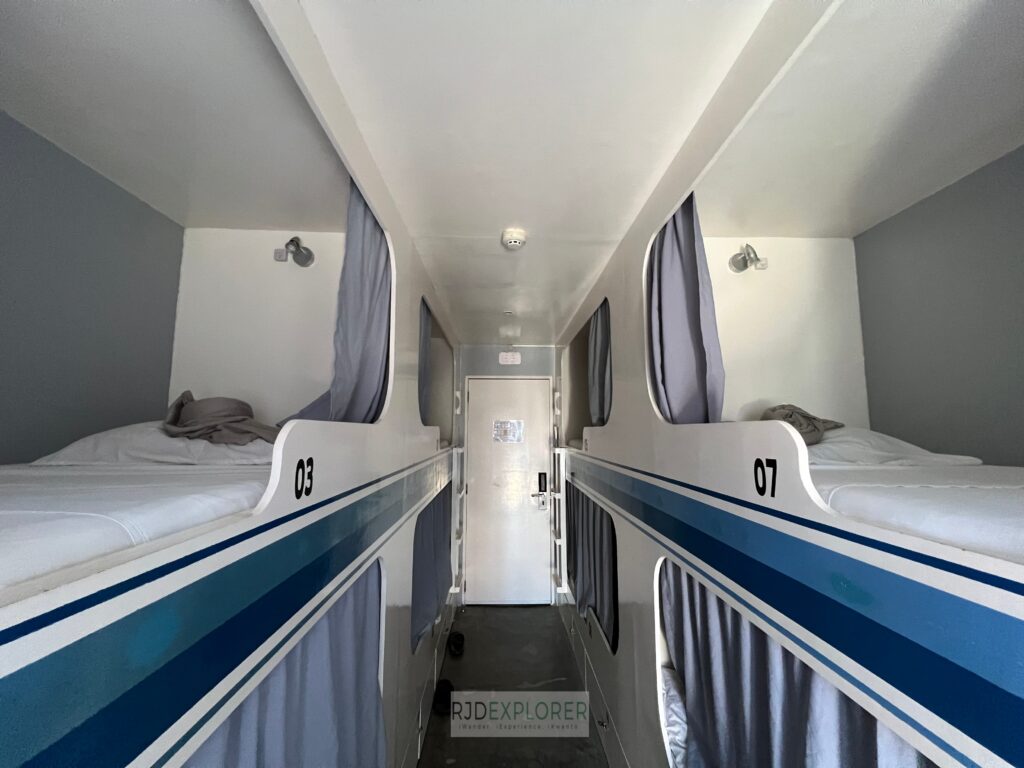 Charlie’s Hangar Surf Hostel rooms