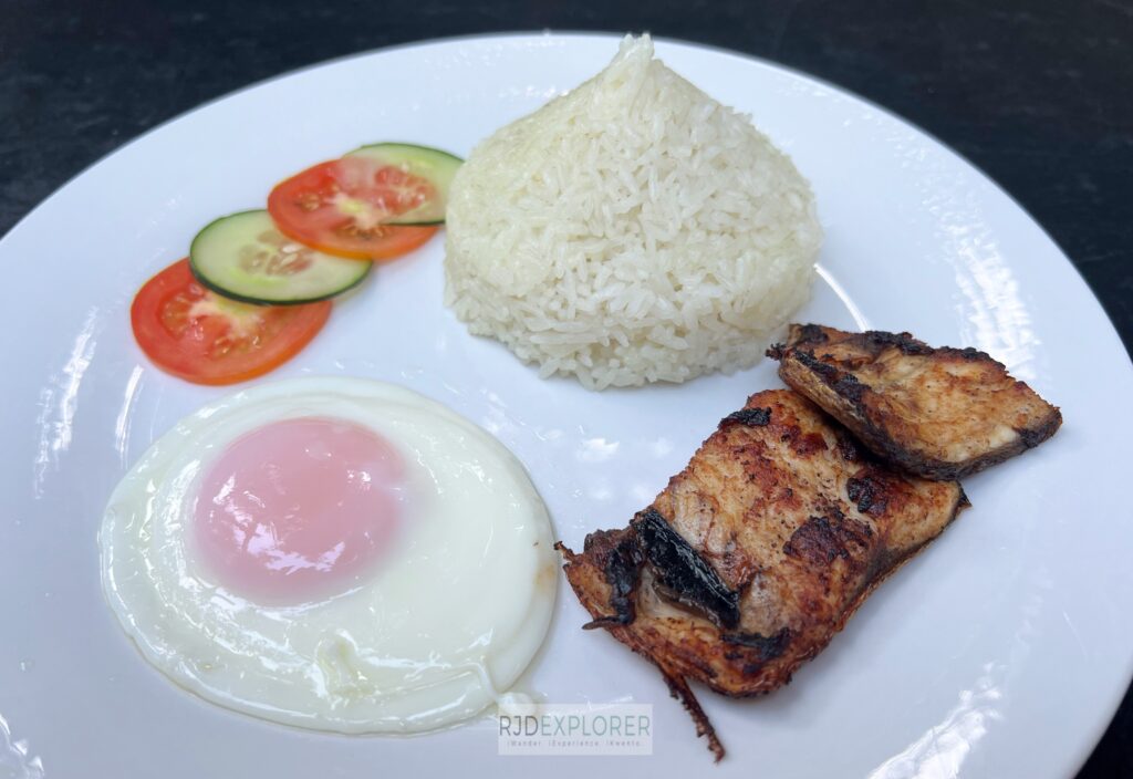 boho surf hostel plated meals